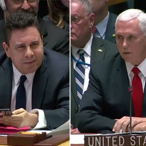 PENCE UNLEASHED: The Vice President SLAMS Maduro’s UN Ambassador to His Face
