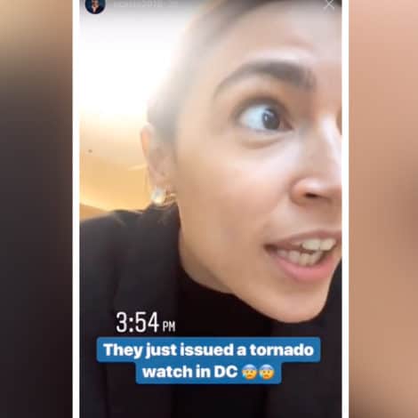 AOC ON DC THUNDERSTORM: ‘This is Crazy… The Climate Crisis is Real Y’All’