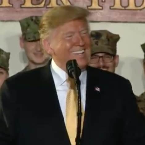 THE TRUMPS TAKE JAPAN: The President Jokes with Troops, Says Jealous of Melania’s Press ‘Coverage’