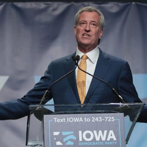 BILL’S VERY BAD DAY: NYC’s De Blasio GETS ZERO VOTES, 0.00% in New Iowa Poll