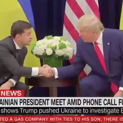 UKRAINE PRESIDENT ON TRUMP: ‘We Had a Great Phone Call, Nobody Pushed Me, It Was Normal’