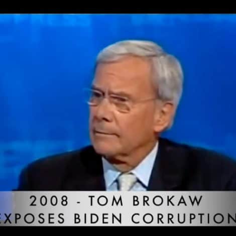 FLASHBACK: Tom Brokaw Calls-Out Biden Corruption… in 2008!