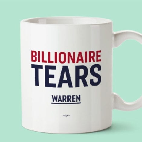 BACKLASH: Elizabeth Warren’s ‘Billionaire Tears’ Campaign Merchandise Sparks Criticism