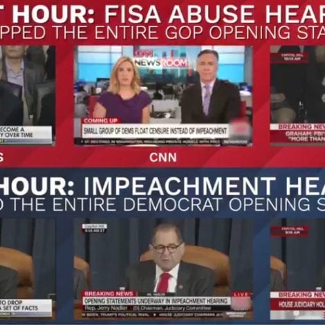 BIAS ON DISPLAY: Time-Lapse Footage Shows CNN Skipping Lindsey Graham’s Opening Statement
