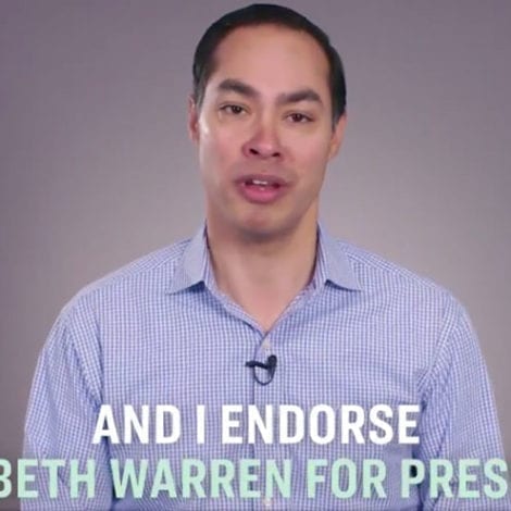 CASTRO BACKS WARREN: Julian Castro Officially Endorses Elizabeth Warren for President