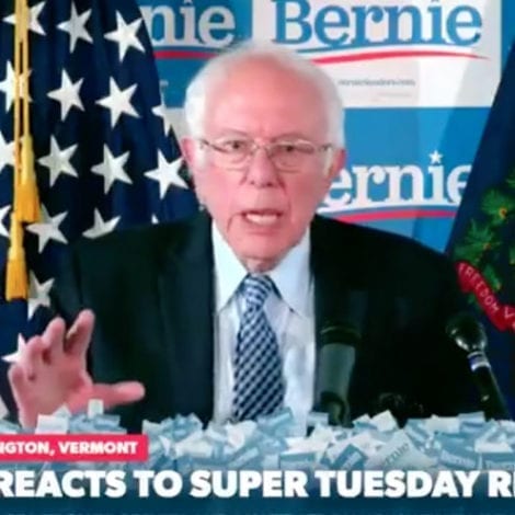 SANDERS SPINS: Bernie Blames Super Tuesday Disaster on ‘Venom’ from ‘Corporate Media’