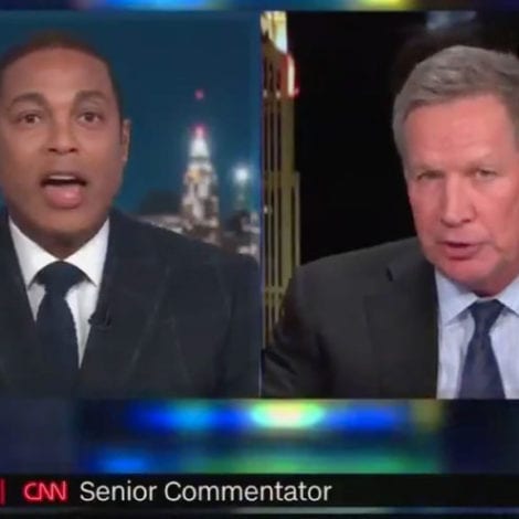 LEMON LOSES IT: CNN Host Has On-Air Meltdown, Tantrum After Kasich Says Trump Address ‘Fine’