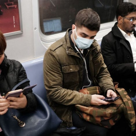 SCARED IN NYC: Frightened Subway Riders Struggle to Find Space During the Coronavirus Pandemic