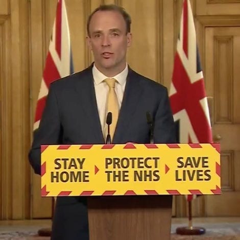 UPDATE: UK Foreign Secretary ‘Confident’ Prime Minister Will ‘Pull Through’ Coronavirus Battle