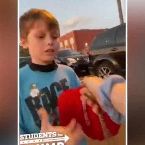 THIS IS SICK: Anti-Trump Maniacs Attack a 7-YEAR-OLD, Steal His ‘MAGA’ Hat, Rip His Sign, Make Him Cry