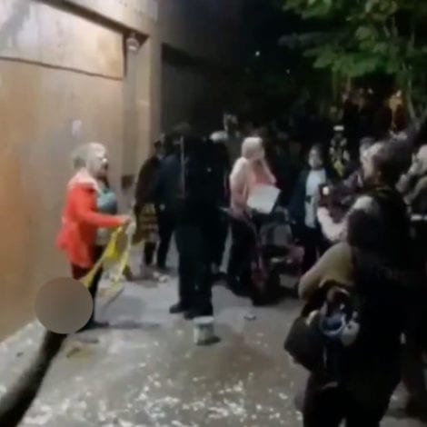 OUT OF CONTROL: Portland Rioters Attack Elderly Woman with Walker Defending Police Station