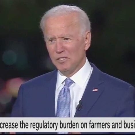 BIDEN: ‘Farmers, Dealing with Be Able to Put Land in Banks… Chickens and Poultry and All the Manure’