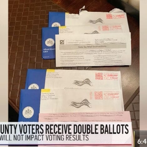 HERE WE GO: At Least 1,000 Voters in Virginia Receive ‘Duplicate Absentee Ballots’ for 2020 Election
