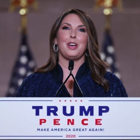 JUST IN: RNC Chair Chairwoman Ronna McDaniel Tested Positive for CoVID-19