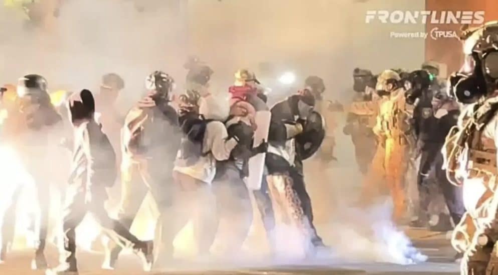 ICE BREAKER: Feds Break Up Anti-ICE Riot in Portland in Chaotic Scene ...