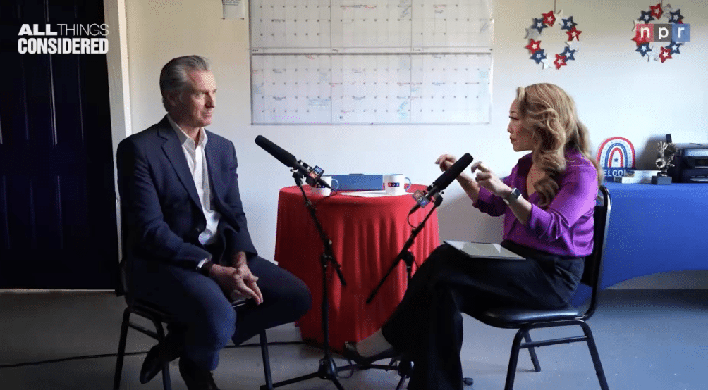 THE MEDIA TURNS ON GAV: Even NPR is Calling Out Newsom for Childish X Posts