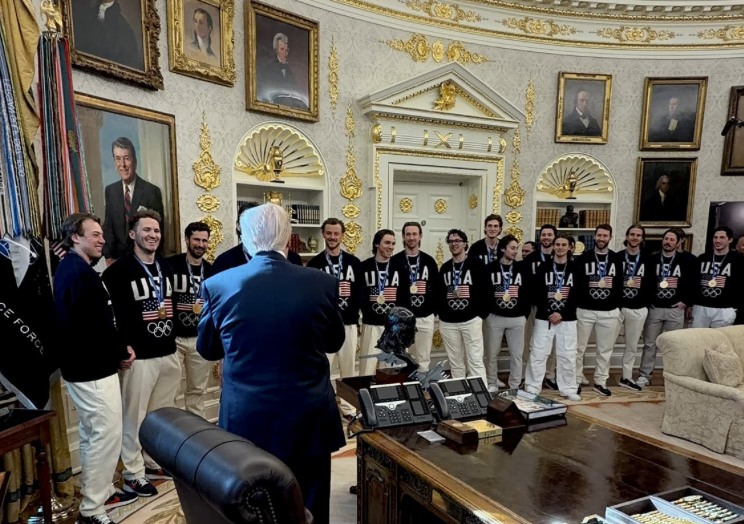 USA! USA! USA! Trump White House Welcomes Men’s USA Hockey Team — ‘Congratu