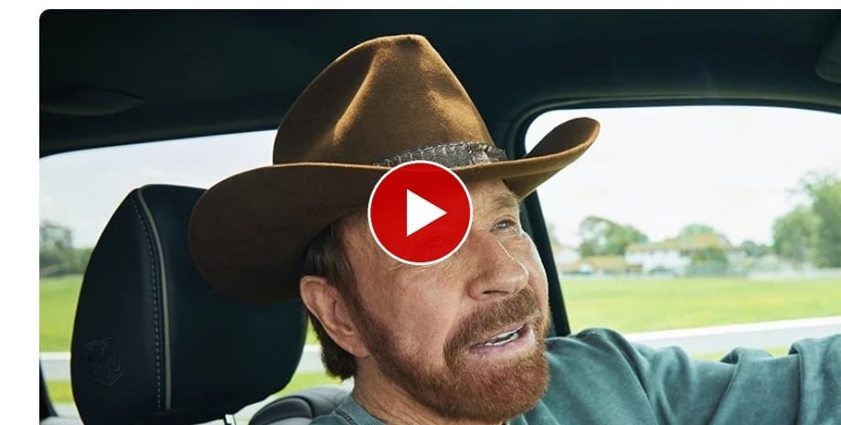 Watch: Chuck Norris reveals his 30-second anti-aging routine