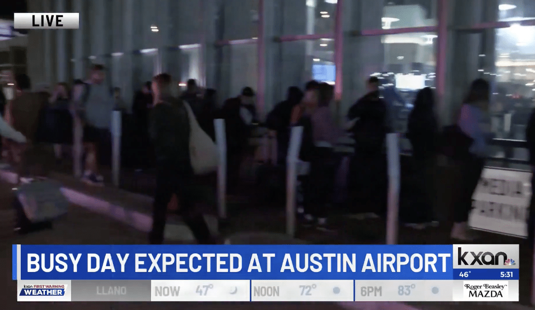 ‘THANK A DEMOCRAT’: Social Media Reacts to Long Lines at Austin Airport Wit
