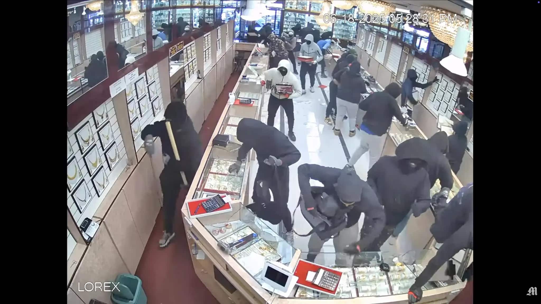 GONE IN 70 SECONDS: DOJ Releases Footage of Mob Crew’s $1.7M Smash-And-Grab