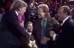MAGA POWERS COLLIDE: Donald Trump Shakes Hands With Chuck Norris at Wrestlemania VII in Resurfaced Clip [WATCH]