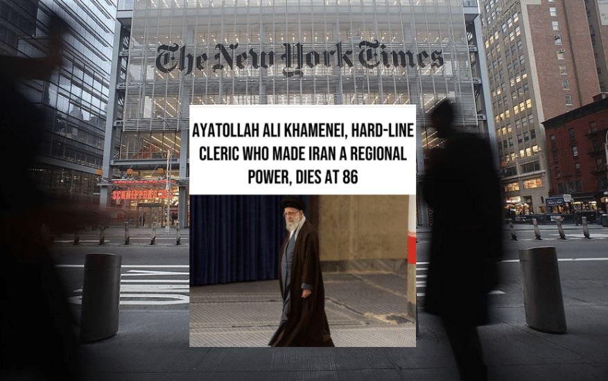 ‘GARBAGE’ NEW YORK TIMES: NYT Blasted for Khamenei Obit, ‘You Don’t Hate The Media Enough’