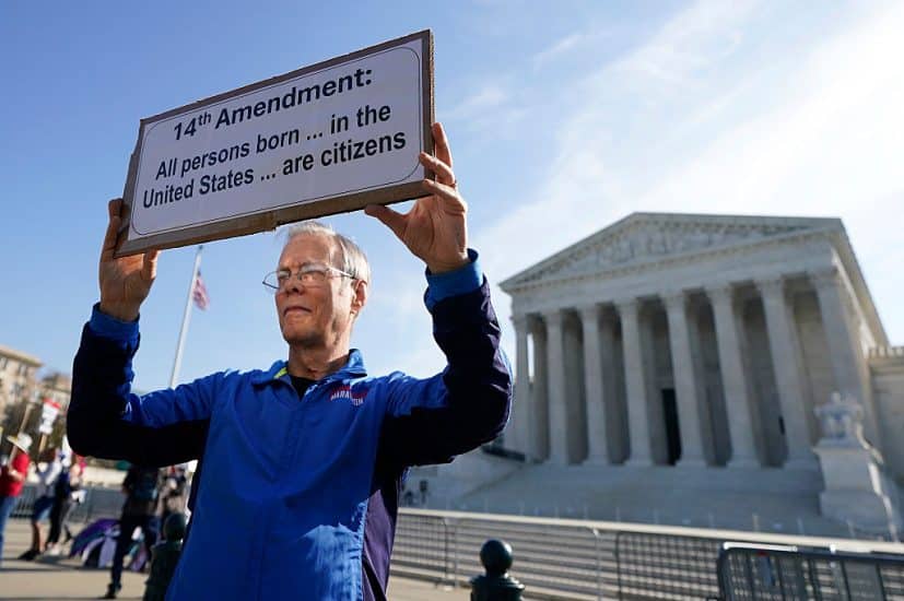 Trump may attend Supreme Court birthright citizenship case 14th Amendment