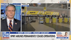 GROUNDED FOR GOOD: Spirit Collapse Sends Shockwaves, Bessent Blames Warren, Buttigieg [WATCH]